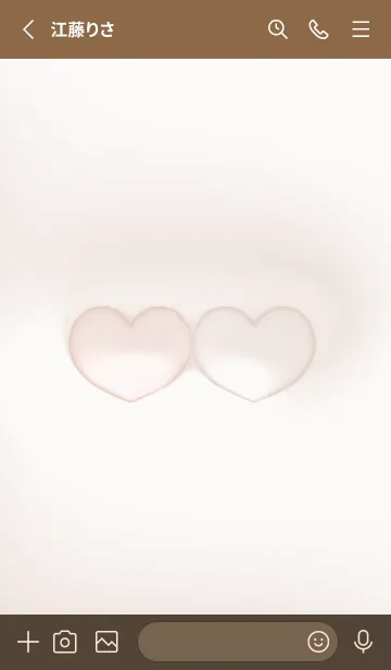 [LINE着せ替え] pinkbrown♡想い08_1の画像2