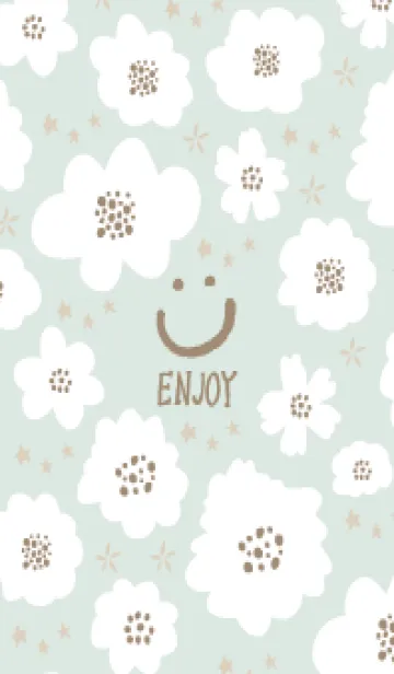 [LINE着せ替え] 星と花10の画像1