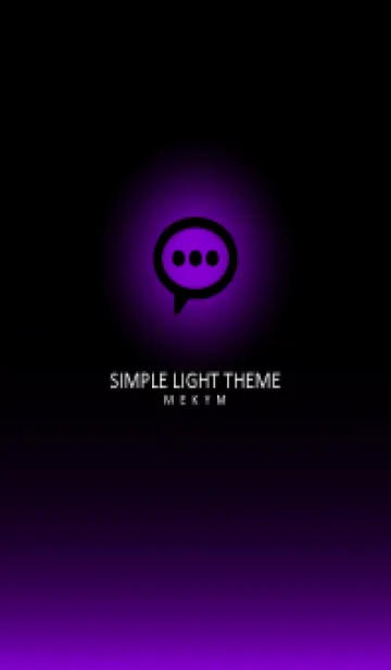 [LINE着せ替え] BLACK-SIMPLE LIGHT ICON GRADATION 30の画像1