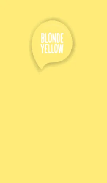 [LINE着せ替え] Blonde Yellow Color Theme (JP)の画像1