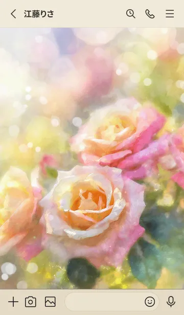 [LINE着せ替え] 薔薇(バラ)の花の着せかえ(R1741)の画像2