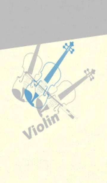 [LINE着せ替え] Violin 3カラー チョークブルーの画像1