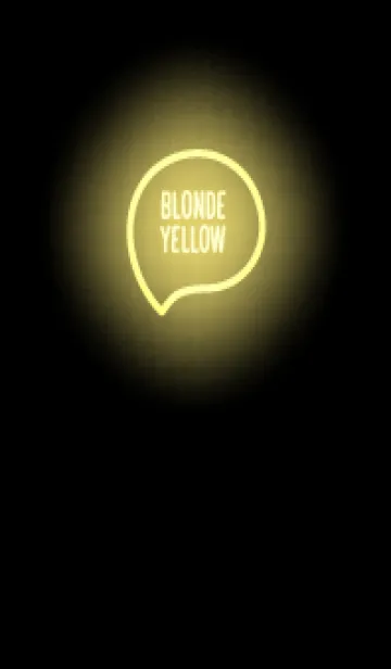 [LINE着せ替え] Blonde Yellow Neon Theme V7 (JP)の画像1