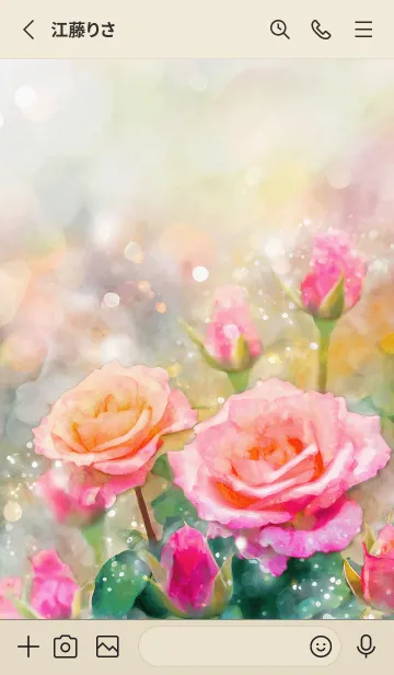 [LINE着せ替え] 薔薇(バラ)の花の着せかえ(R1748)の画像2