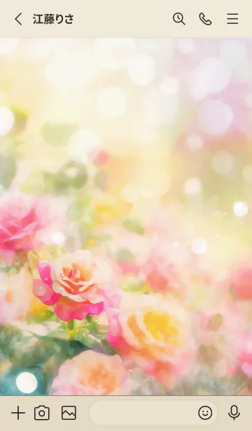 [LINE着せ替え] 薔薇(バラ)の花の着せかえ(R1749)の画像2