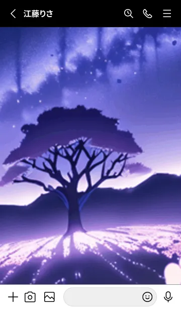 [LINE着せ替え] 冬のサクラ #BCJL411。の画像2