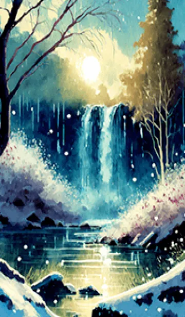 [LINE着せ替え] 優美な冬の風景の着せかえ(Winter-1769)の画像1