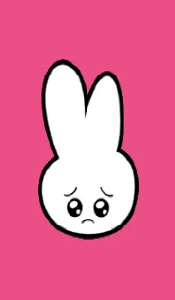 [LINE着せ替え] ぴえん うさぎ 160の画像1