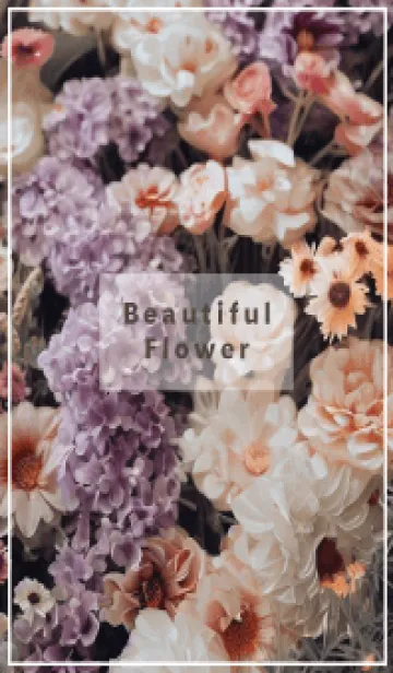 [LINE着せ替え] Beautiful Flower-NATURAL- 3の画像1