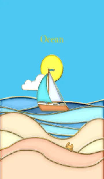 [LINE着せ替え] Enamel Pin ocean 39の画像1