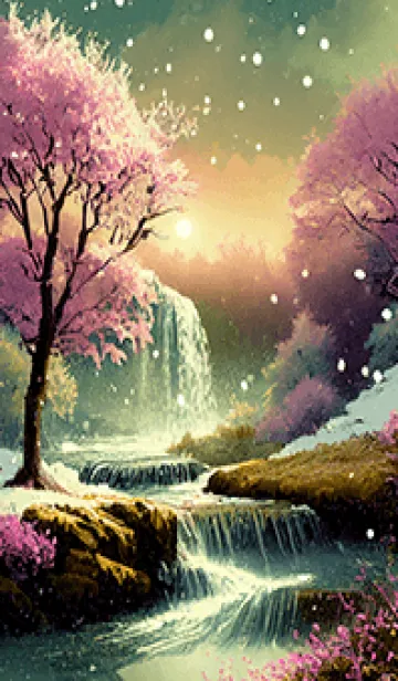 [LINE着せ替え] 優美な冬の風景の着せかえ(Winter-1781)の画像1