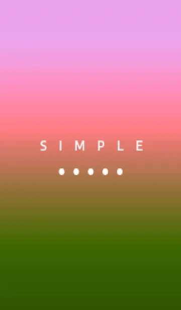 [LINE着せ替え] シンプル ミニドット グラデーション 9の画像1