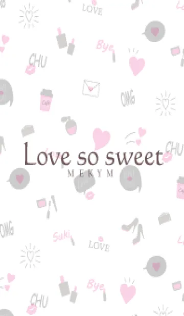 [LINE着せ替え] Love so sweet - MEKYM 27の画像1