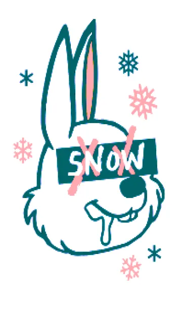 [LINE着せ替え] スノーラビット .46の画像1