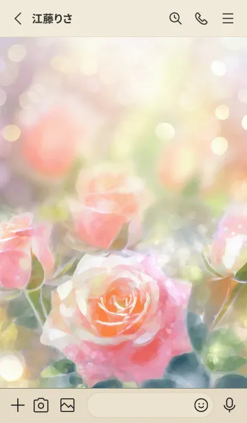 [LINE着せ替え] 薔薇(バラ)の花の着せかえ(R1764)の画像2