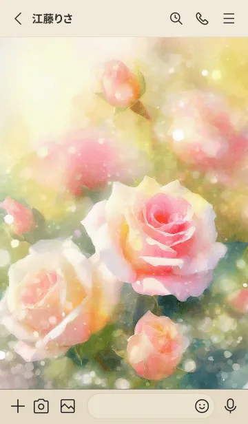 [LINE着せ替え] 薔薇(バラ)の花の着せかえ(R1767)の画像2