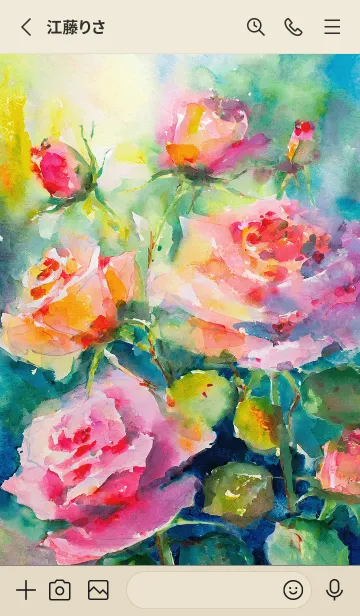 [LINE着せ替え] 薔薇(バラ)の花の着せかえ(R1769)の画像2