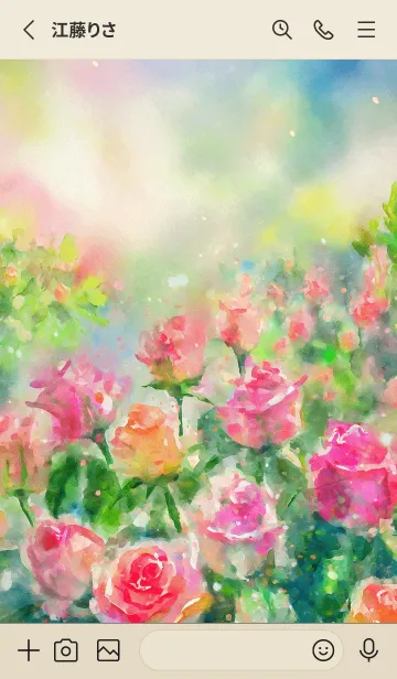 [LINE着せ替え] 薔薇(バラ)の花の着せかえ(R1775)の画像2