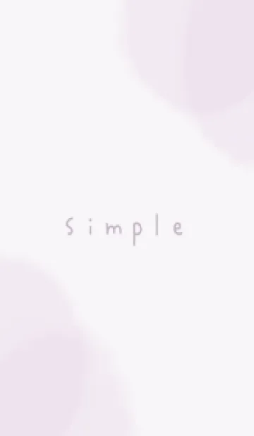 [LINE着せ替え] シンプル水彩 / パープルの画像1