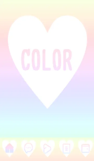 [LINE着せ替え] purple color rainbow F10の画像1