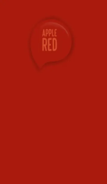 [LINE着せ替え] Apple Red Color Theme (JP)の画像1