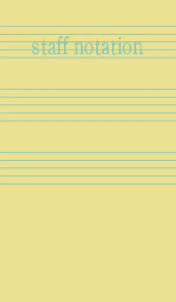 [LINE着せ替え] 五線譜1 ストローの画像1