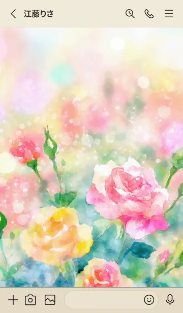 [LINE着せ替え] 薔薇(バラ)の花の着せかえ(R1788)の画像2