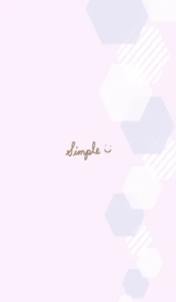 [LINE着せ替え] 六角形 おしゃれ4の画像1