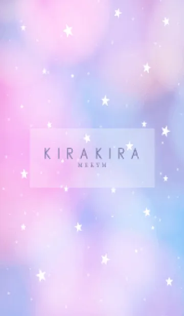 [LINE着せ替え] YUMEKAWAII - KIRAKIRA STAR PURPLE 7の画像1