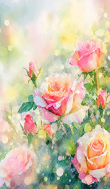 [LINE着せ替え] 薔薇(バラ)の花の着せかえ(R1786)の画像1