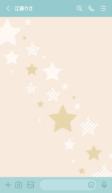 [LINE着せ替え] 星 おしゃれ24の画像2