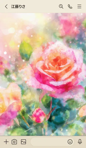 [LINE着せ替え] 薔薇(バラ)の花の着せかえ(R1781)の画像2