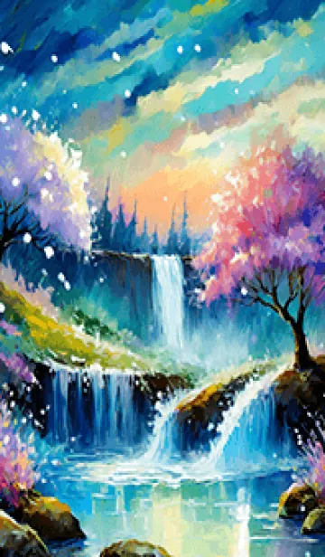 [LINE着せ替え] 優美な冬の風景の着せかえ(Winter-1811)の画像1