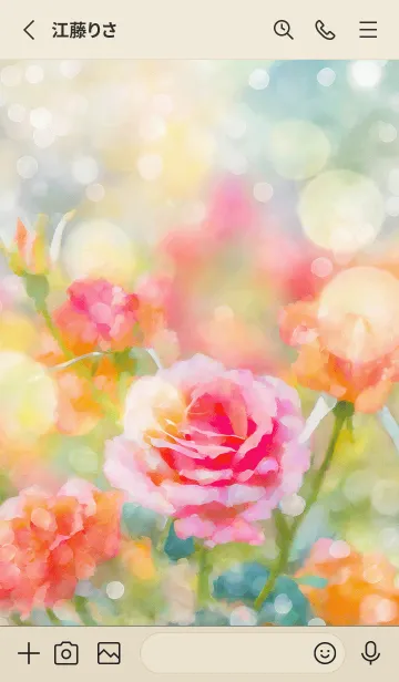 [LINE着せ替え] 薔薇(バラ)の花の着せかえ(R1796)の画像2