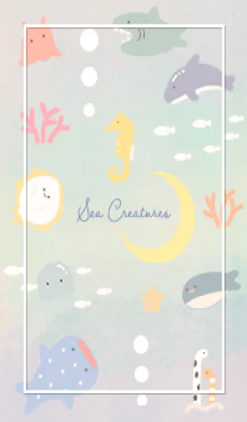 [LINE着せ替え] orange☆三日月と海13_1の画像1