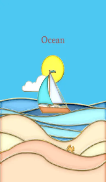 [LINE着せ替え] Enamel Pin ocean 41の画像1