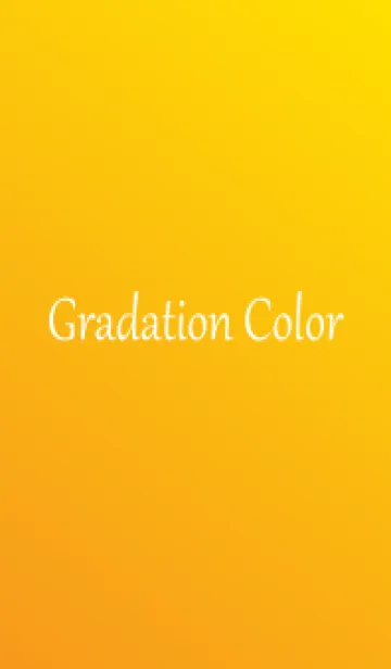 [LINE着せ替え] Gradation Color *Yellow 6*の画像1