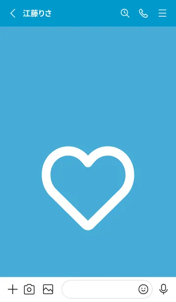 [LINE着せ替え] ハート アイコン 46の画像2