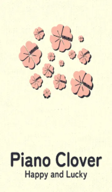 [LINE着せ替え] Piano clover シーシェルピンクの画像1