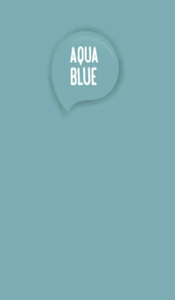 [LINE着せ替え] Aqua Blue Color Theme (JP)の画像1