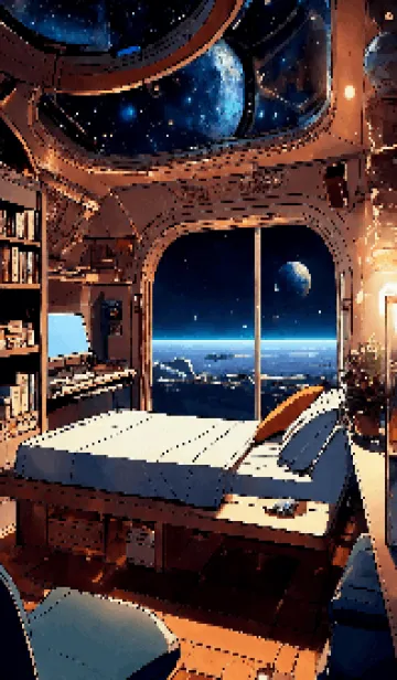 [LINE着せ替え] 宇宙の部屋の画像1