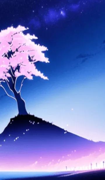 [LINE着せ替え] 冬のサクラ #BGLK014。の画像1