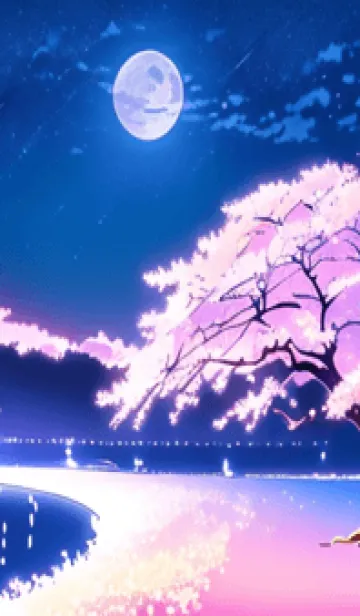 [LINE着せ替え] 冬のサクラ #BGLK015。の画像1