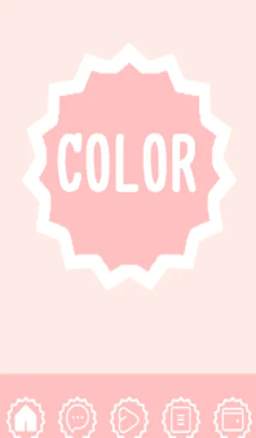 [LINE着せ替え] pink color M47の画像1