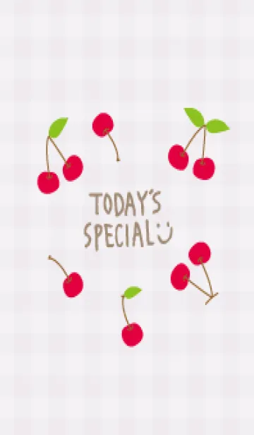 [LINE着せ替え] さくらんぼ シンプルかわいい20の画像1