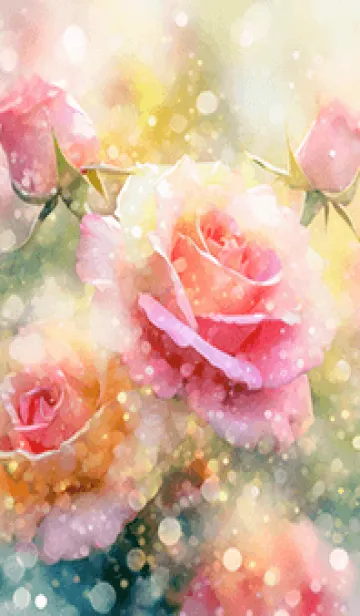 [LINE着せ替え] 薔薇(バラ)の花の着せかえ(R1819)の画像1