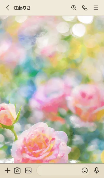 [LINE着せ替え] 薔薇(バラ)の花の着せかえ(R1825)の画像2