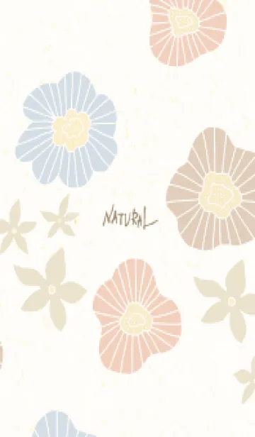 [LINE着せ替え] 4色のかわいい花25の画像1