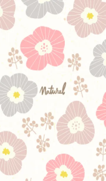 [LINE着せ替え] 北欧風 花 大人7の画像1