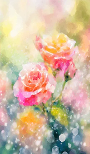 [LINE着せ替え] 薔薇(バラ)の花の着せかえ(R1828)の画像1